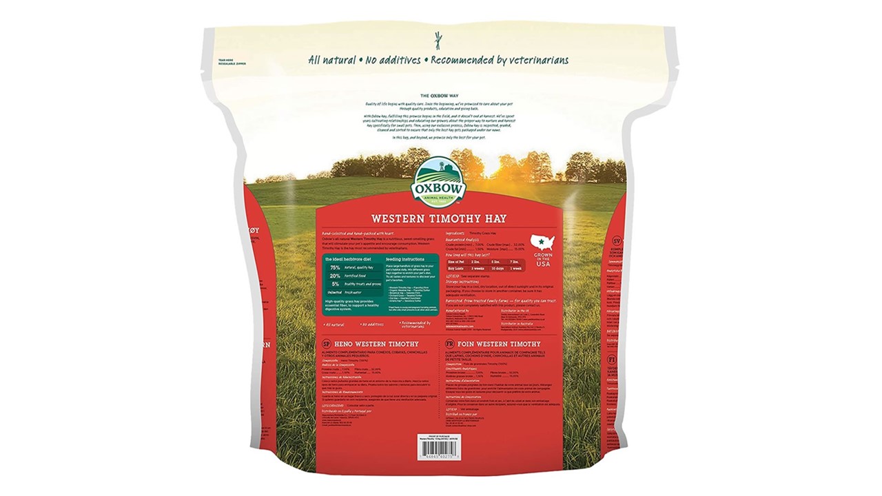 Natural Rabbit Food Greener Pasture 2.5lbs All Natural Timothy Hay ...