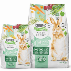 Cunipic Premium Adult Rabbit alimento natural sin cereales para conejos adultos en formatos 700 g y 5 kg