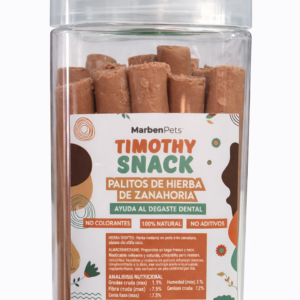 Palitos de hierba con zanahoria 25 unidades snack natural para conejos